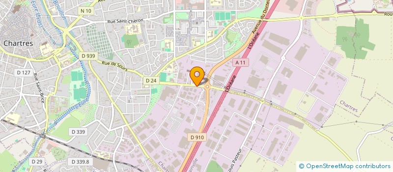localisation de l'entreprise 4F à CHARTRES