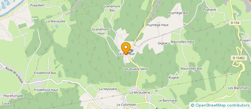 localisation de l'entreprise 4F  LISSAC-SUR-COUZE