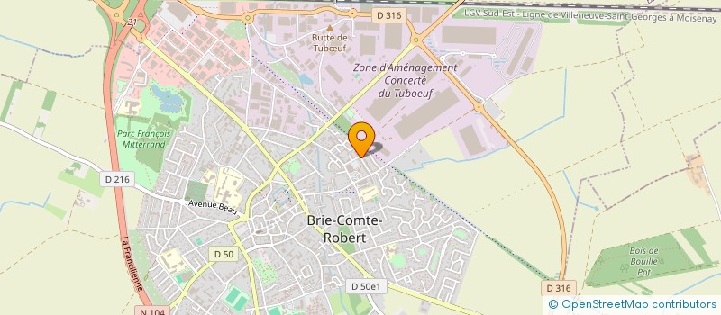localisation de l'entreprise 4F CORP  BRIE-COMTE-ROBERT