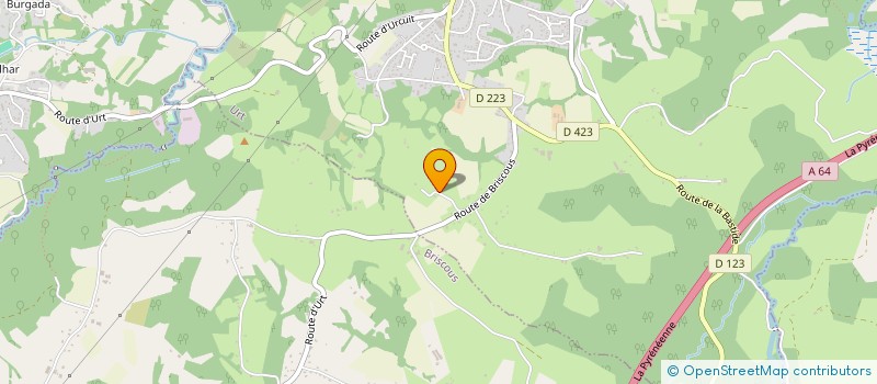 localisation de l'entreprise 4F COURTAGE  URT