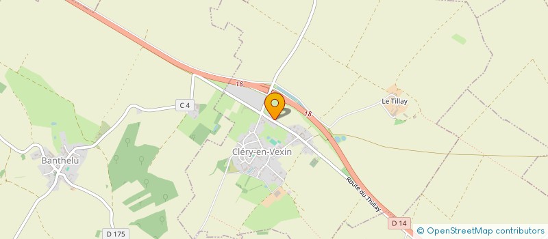 localisation de l'entreprise 4F HABITAT  CLERY-EN-VEXIN