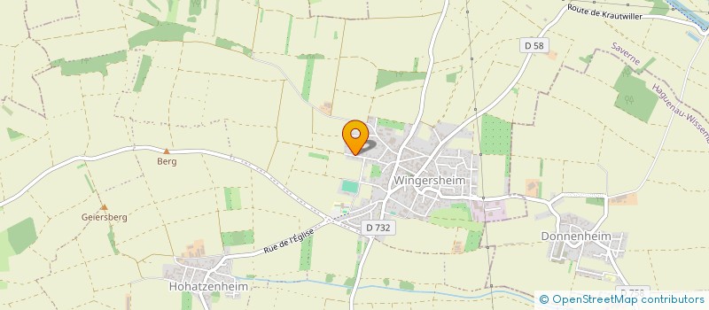 localisation de l'entreprise 4F IMMO  WINGERSHEIM LES QUATRE BANS