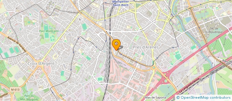 localisation de l'entreprise 4F SECURITE à MONTPELLIER