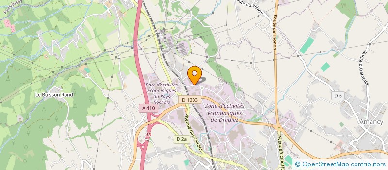 localisation de l'entreprise 4F2R IMMOBILIER  LA ROCHE-SUR-FORON