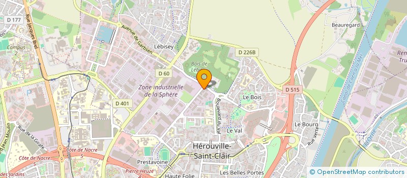 localisation de l'entreprise 4FDV à HEROUVILLE-SAINT-CLAIR