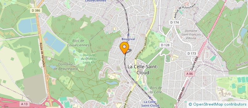 localisation de l'entreprise 4FISH  LA CELLE-SAINT-CLOUD