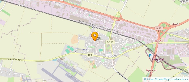 localisation de l'entreprise 4FPA  CARPIQUET