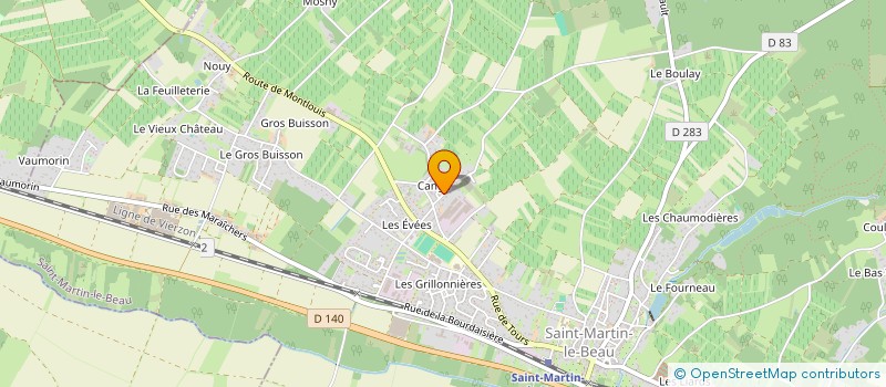 localisation de l'entreprise 4FPC  SAINT-MARTIN-LE-BEAU