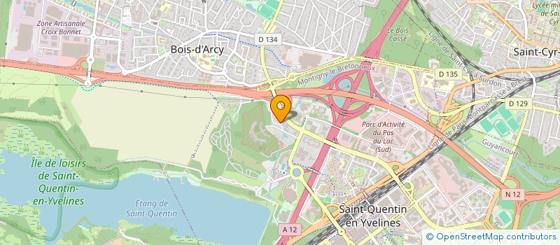 localisation de l'entreprise 4FSQY  MONTIGNY-LE-BRETONNEUX