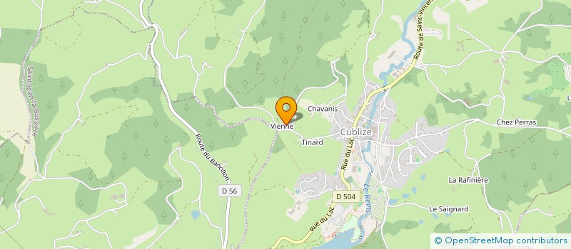 localisation de l'entreprise 4G  CUBLIZE