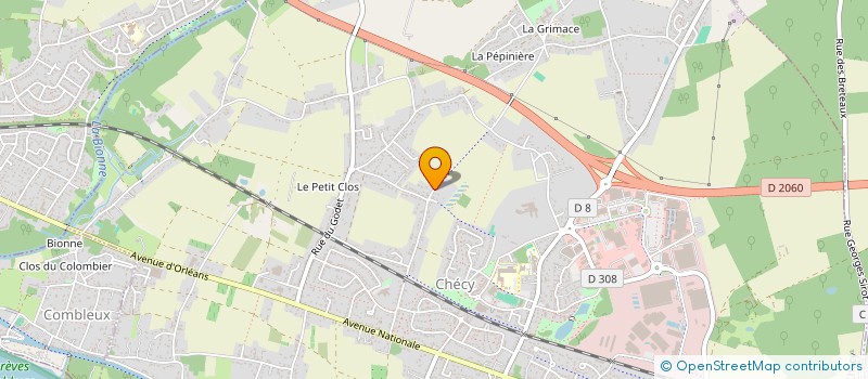 localisation de l'entreprise 4G à CHECY