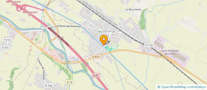 localisation de l'entreprise 4G  BAZIEGE