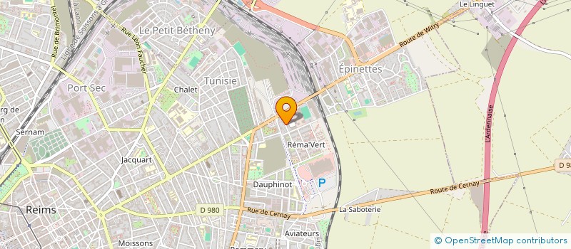 localisation de l'entreprise 4G  REIMS