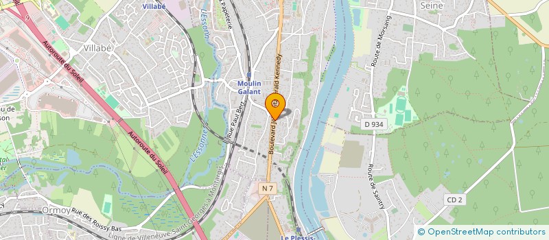 localisation de l'entreprise 4G à CORBEIL-ESSONNES