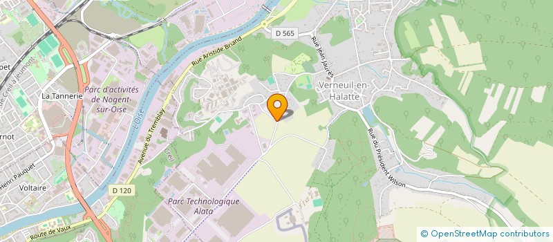 localisation de l'entreprise 4G  VERNEUIL-EN-HALATTE