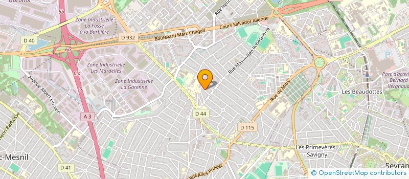 localisation de l'entreprise 4G CLIM à AULNAY-SOUS-BOIS