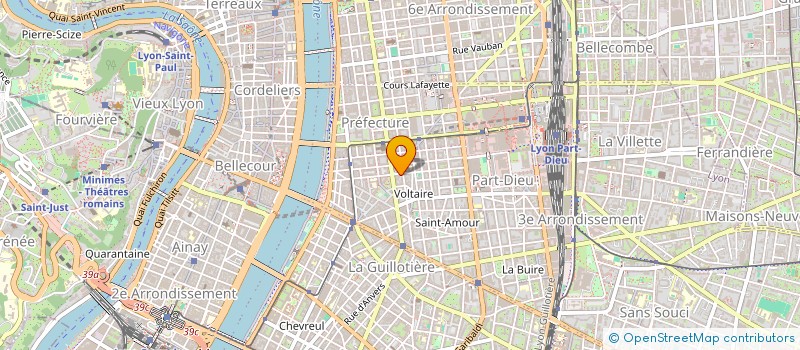 localisation de l'entreprise 4G COURTAGE  LYON