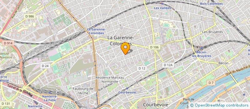 localisation de l'entreprise 4G DISTRIBUTION FRANCE  LA GARENNE-COLOMBES