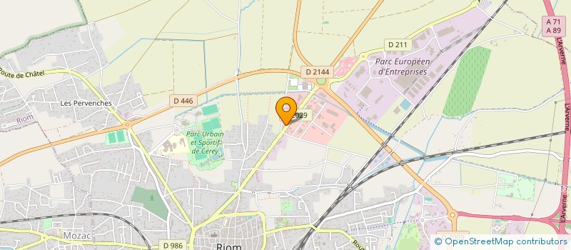 localisation de l'entreprise 4G IMMOBILIER  RIOM