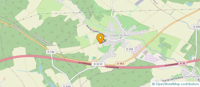 localisation de l'entreprise 4G INVEST  TAGOLSHEIM