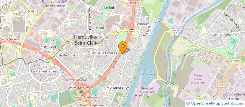 localisation de l'entreprise 4G LOC à HEROUVILLE-SAINT-CLAIR