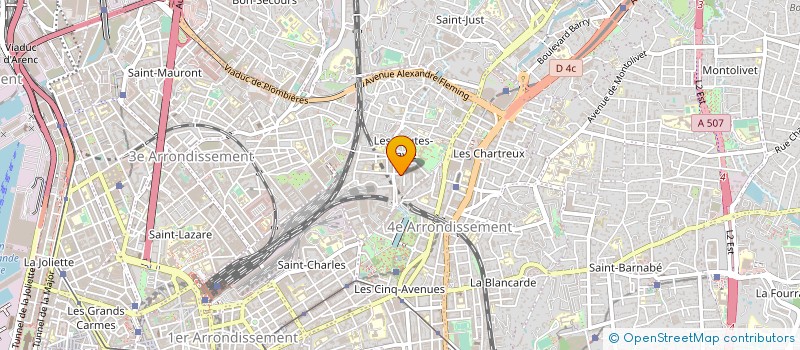 localisation de l'entreprise 4GE CONSEIL à MARSEILLE
