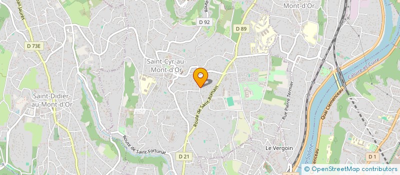 localisation de l'entreprise 4GG  SAINT-CYR-AU-MONT-D'OR
