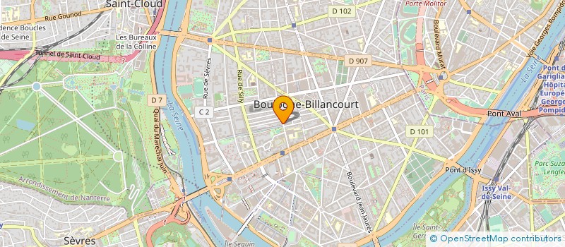 localisation de l'entreprise 4GOOD à BOULOGNE-BILLANCOURT