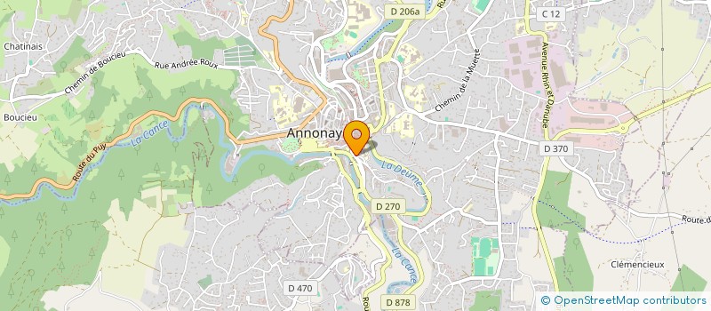 localisation de l'entreprise 4GPA à ANNONAY