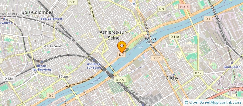 localisation de l'entreprise 4GRCDG  ASNIERES-SUR-SEINE