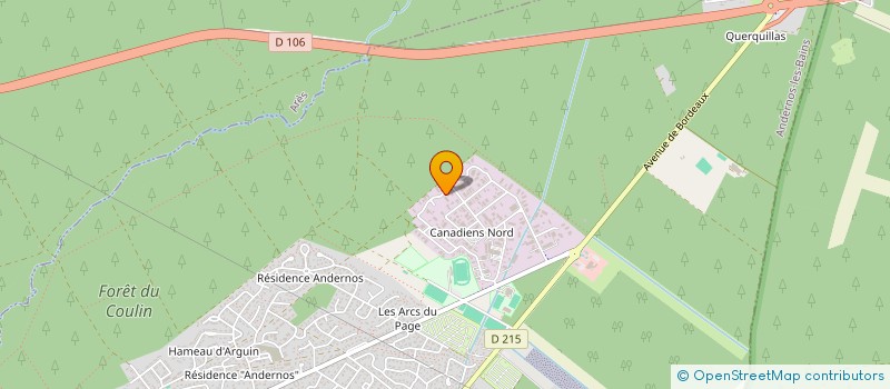 localisation de l'entreprise 4H-2EMG  ANDERNOS-LES-BAINS