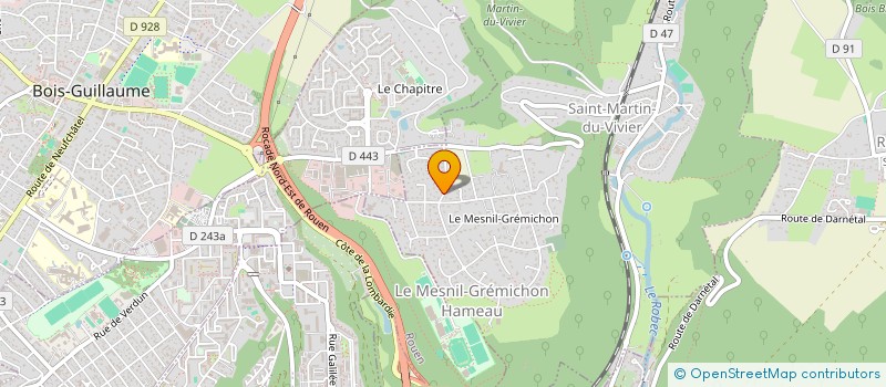 localisation de l'entreprise 4H IMMO  SAINT-MARTIN-DU-VIVIER