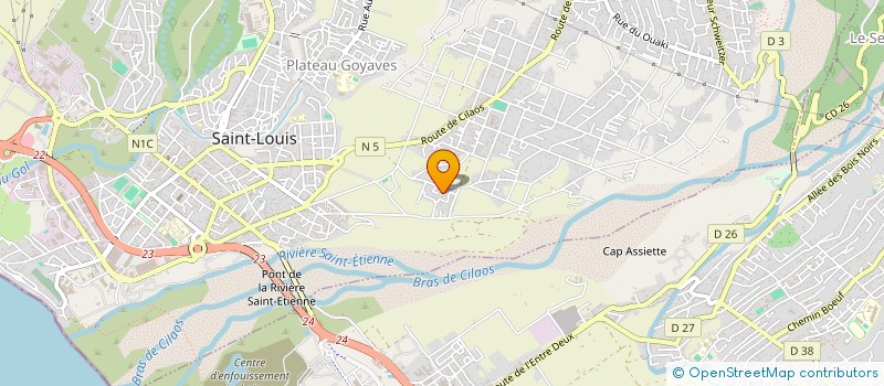 localisation de l'entreprise 4H INVEST  SAINT-LOUIS