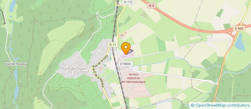 localisation de l'entreprise 4H SERVICES  DOMGERMAIN