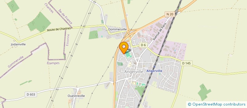 localisation de l'entreprise 4HEALTH à ANGERVILLE