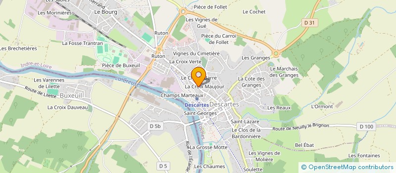 localisation de l'entreprise 4IMMOBIL  DESCARTES