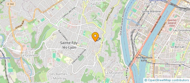 localisation de l'entreprise 4INVEST  SAINTE-FOY-LES-LYON