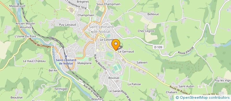 localisation de l'entreprise 4J à SAINT-LEONARD-DE-NOBLAT