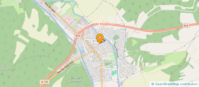 localisation de l'entreprise 4K à LIGNY-EN-BARROIS