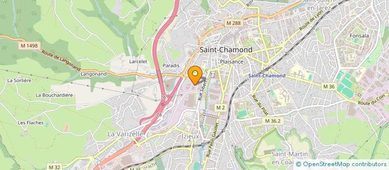 localisation de l'entreprise 4K-LOG à SAINT-CHAMOND
