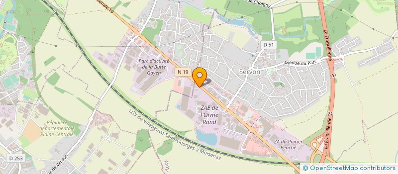 localisation de l'entreprise 4K RACING  SERVON