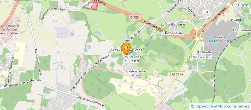 localisation de l'entreprise 4KM TRUCKS  BOUGUENAIS