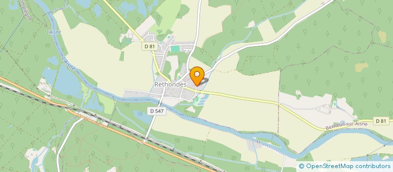 localisation de l'entreprise 4L'AIR DE RIEN  RETHONDES