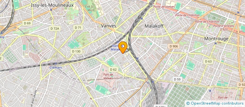 localisation de l'entreprise 4L ASSO : AGIR POUR UN SOURIRE, UNE SCOLARITE, UNE OUVERTURE  MALAKOFF