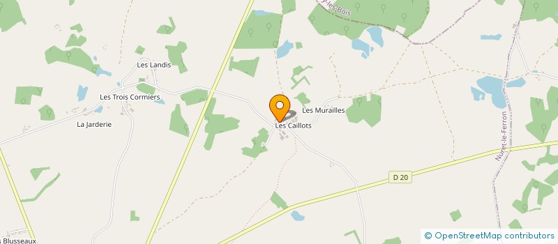 localisation de l'entreprise 4L AU SAND à NURET-LE-FERRON