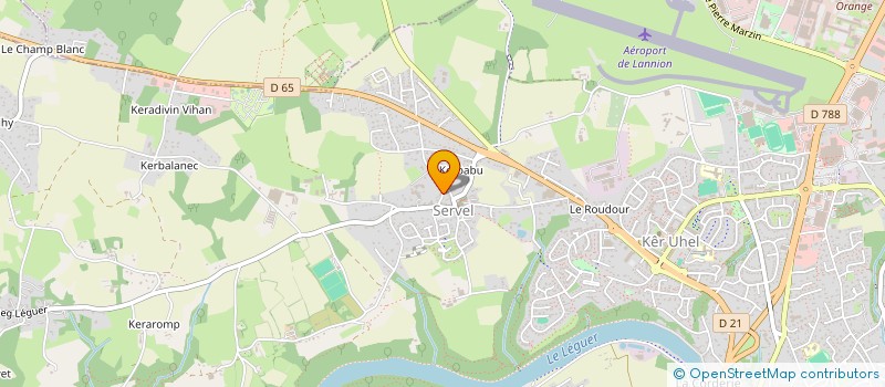 localisation de l'entreprise 4L CHARRETTE 2  LANNION