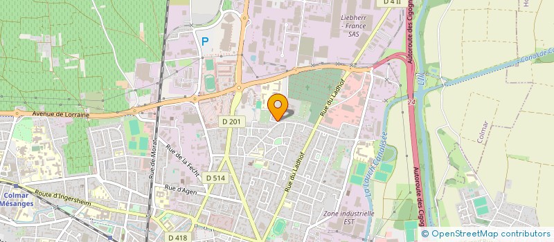 localisation de l'entreprise 4L CONSULTING  COLMAR