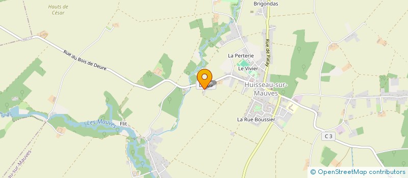 localisation de l'entreprise 4L DES LABOUREURS à HUISSEAU-SUR-MAUVES