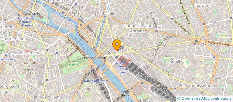 localisation de l'entreprise 4L DES QUATRE LIONS  PARIS