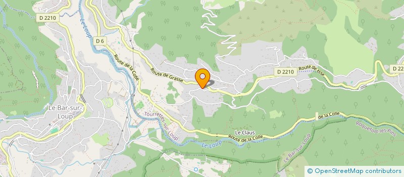 localisation de l'entreprise 4L DU LOUP  TOURRETTES-SUR-LOUP
